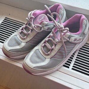 Women's Pink & Gray Walking Sneakers